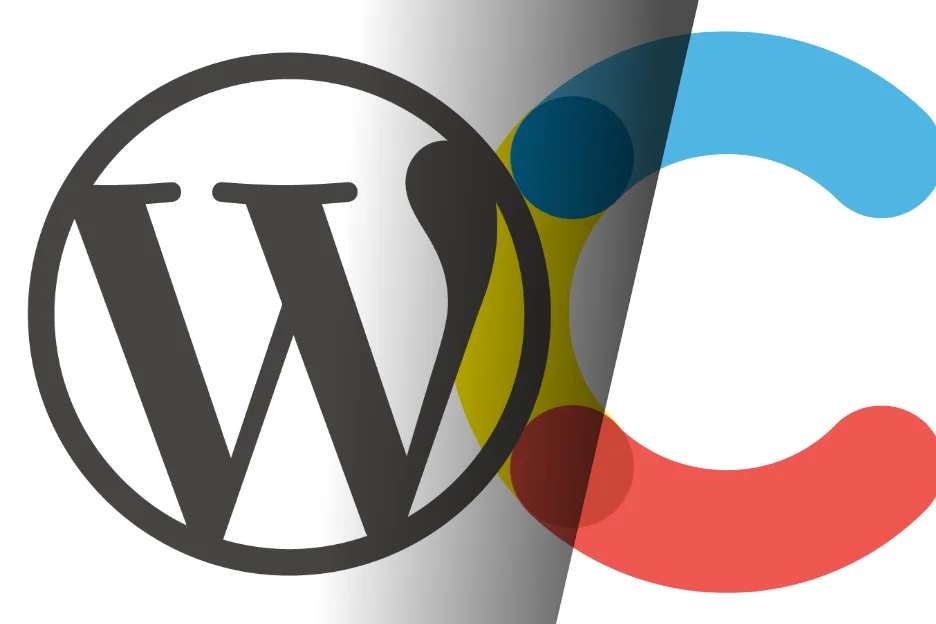 WordPress vs Contentful logos