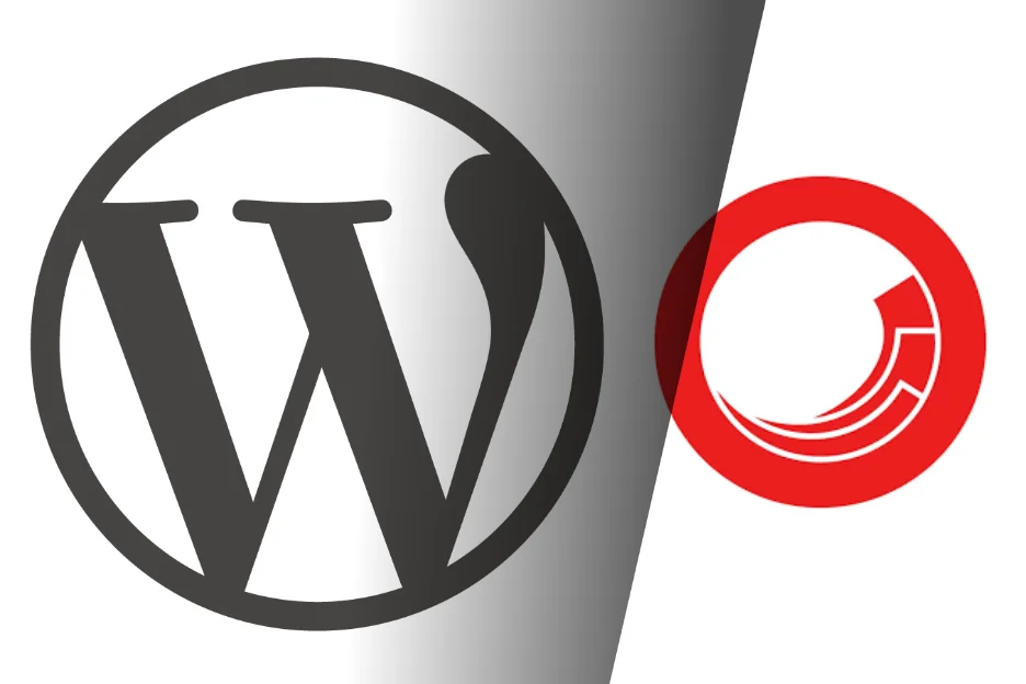 WordPress and Sitecore logos side by side